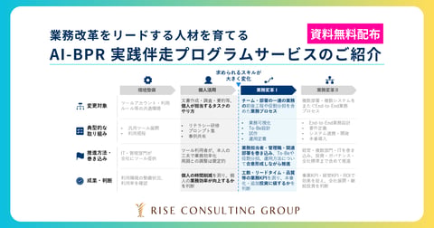 AI-BPR実践伴走プログラムサービス