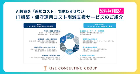 AI活用によるIT構築・保守運用コスト削減支援サービス